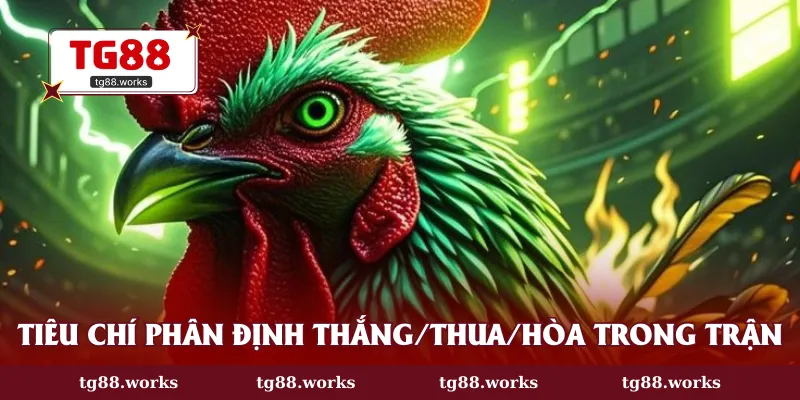 Tiêu chí phân định thắng/thua/hòa trong trận